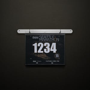 Bib Display - Hanger Only  - Display Your Racing Bibs!
