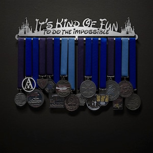 It&#39;s Kind Of Fun To Do The Impossible - Allied Medal Hanger Holder Display Rack