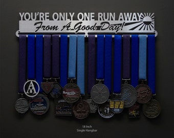 You're Only One Run Away From A Good Day! - Allied Medal Hanger Holder Display Rack