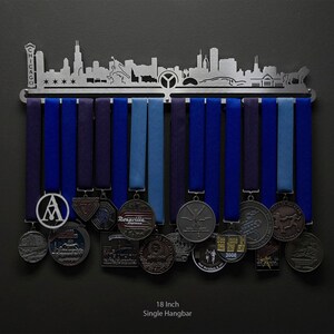 Chicago Cityscape - Allied Medal Hanger Holder Display Rack