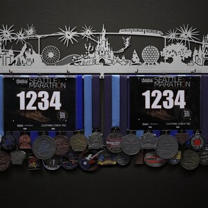 Magic Universe - A Tribute to Magic Land, Magic World, and Magic Land Paris - BIB + Medals - Display Your Bibs With Your Medals!
