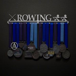 Rowing Allied Medal Hanger Holder Display Rack image 1