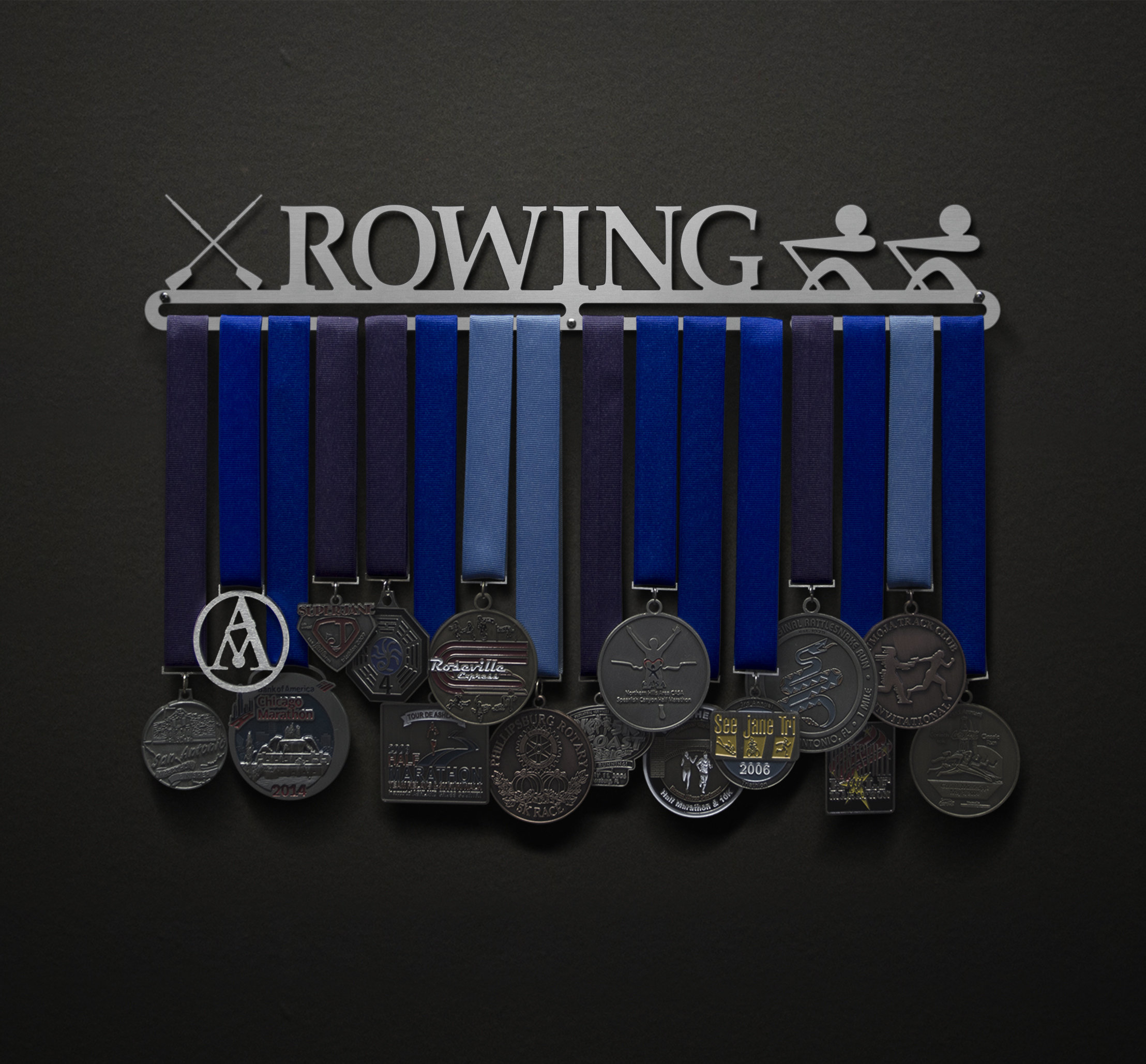 Rowing - Allied Medal Hanger Holder Display Rack