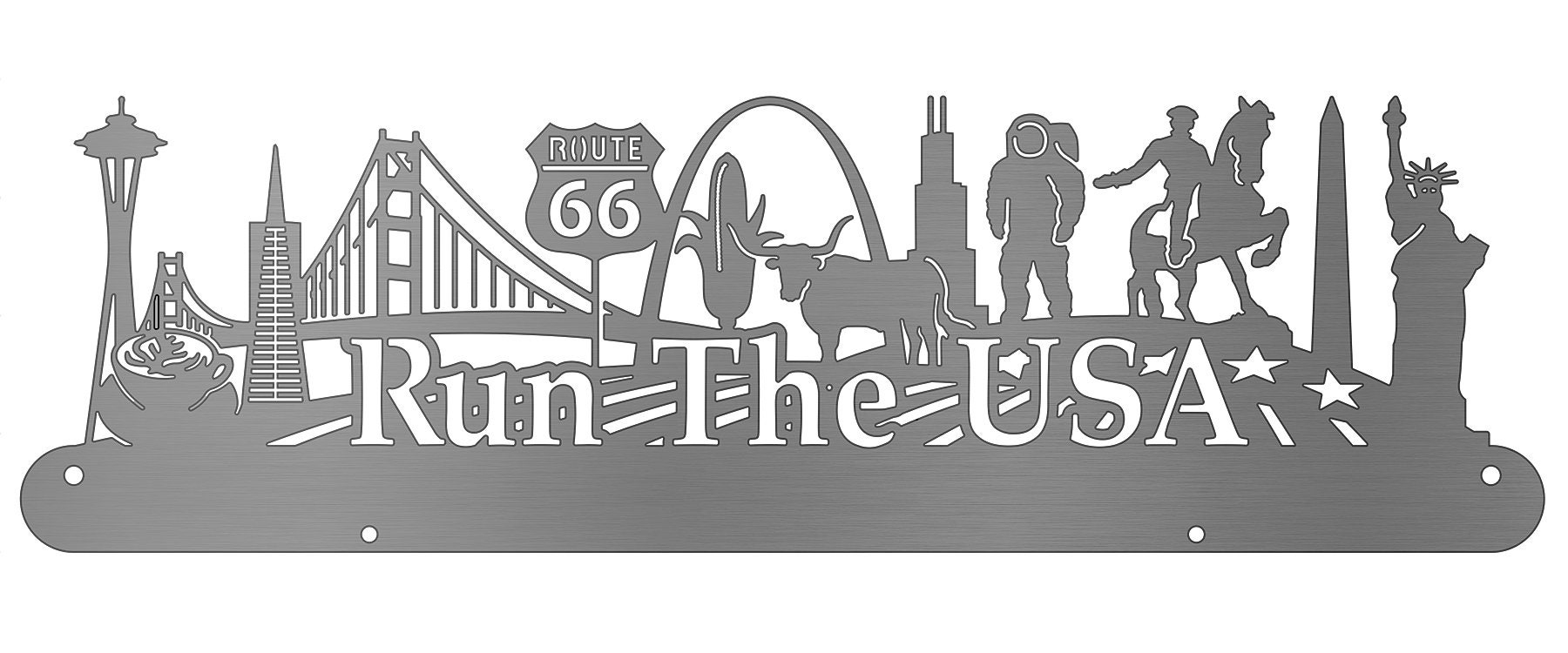 Run the USA Bib Display BIB Hanger Display Your Racing - Etsy