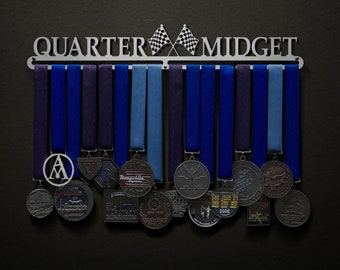 Quarter Midget - Racing - Allied Medal Hanger Holder Display Rack
