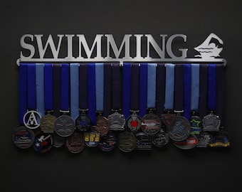 Swimming - Allied Medal Hanger Holder Display Rack