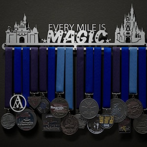 Every Mile Is Magic (large castle edition!) - Allied Medal Hanger Holder Display Rack