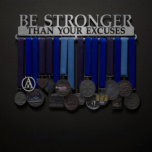 Sii più forte delle tue scuse - Espositore porta medaglie degli Alleati