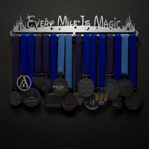 Every Mile is Magic (original design) - Allied Medal Hanger Holder Display Rack