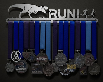 T-Rex : RUN! - Allied Medal Hanger Holder Display Rack