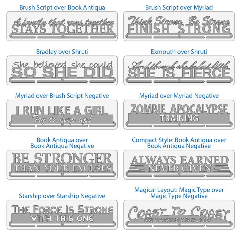 Custom Bib Display With Two Lines of Text BIB Hanger Etsy