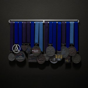 Hang Bar Only - Single Bar - Allied Medal Hanger Holder Display Rack