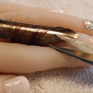 SnipNot Hair Cutting Finger Shield - Long - Gold Anodized