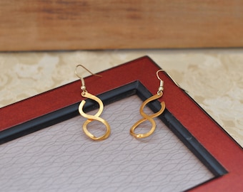 Boho Gold Earrings - Handmade