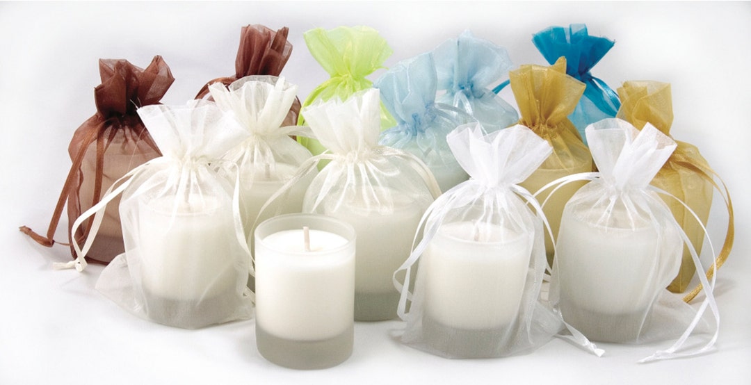 3 Oz. Rhode Island Wedding Candle Scented Soy Wax Frosted Glass