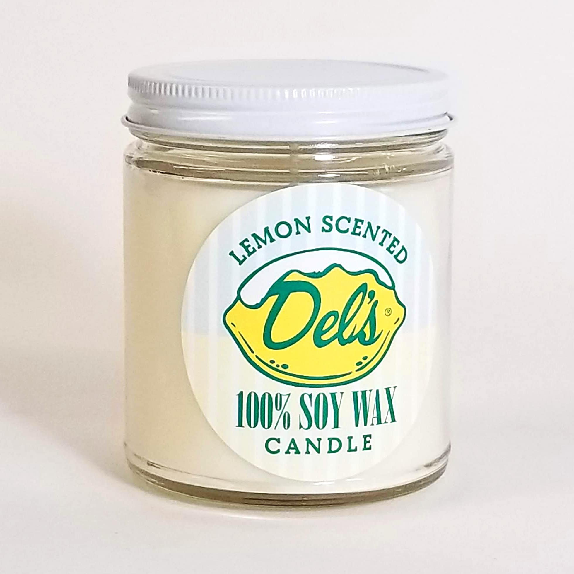 9 Oz. Del's Lemonade Candle Salsa Jar Etsy