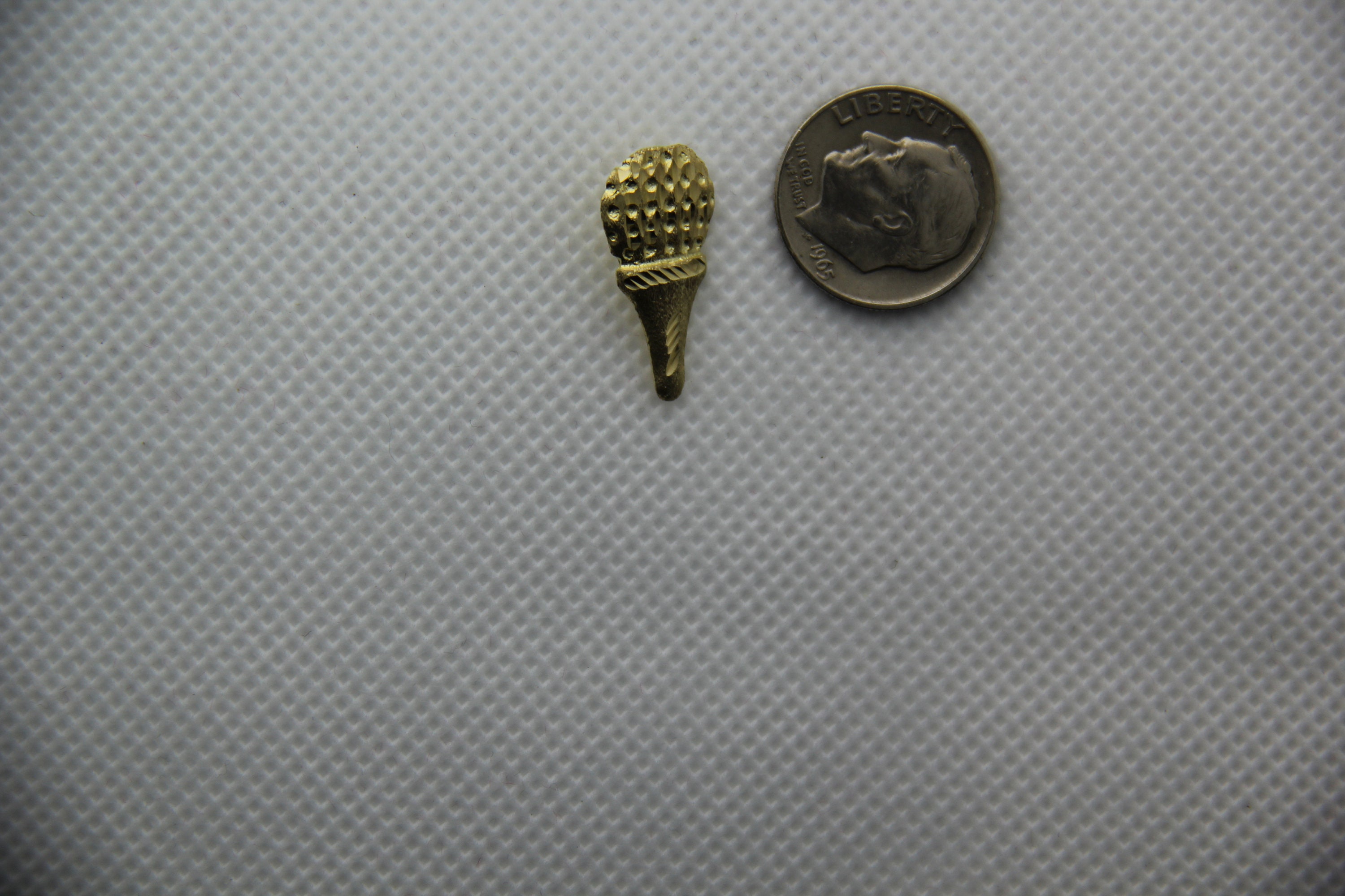 14K Gold Golf Tee and Ball Charm Calling All Golf Lovers Etsy Canada