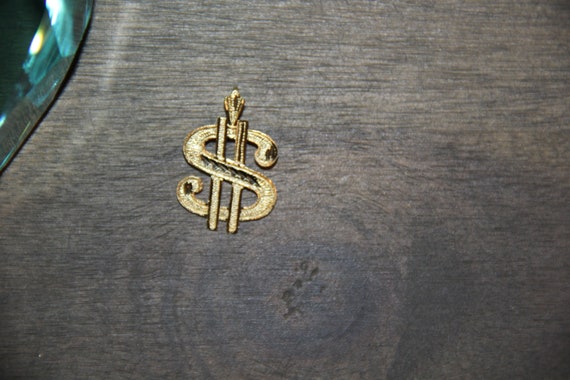14K Gold Money Charm/pendant Symbol classic colle… - image 3