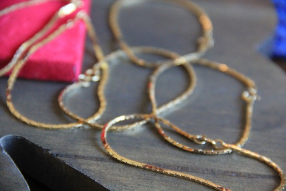 12K gold filled 7" cobra Bracelet or lovers gift … - image 3