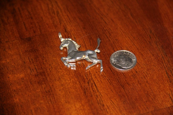 Sterling Silver Horse Charm Vintage from the 1980… - image 1