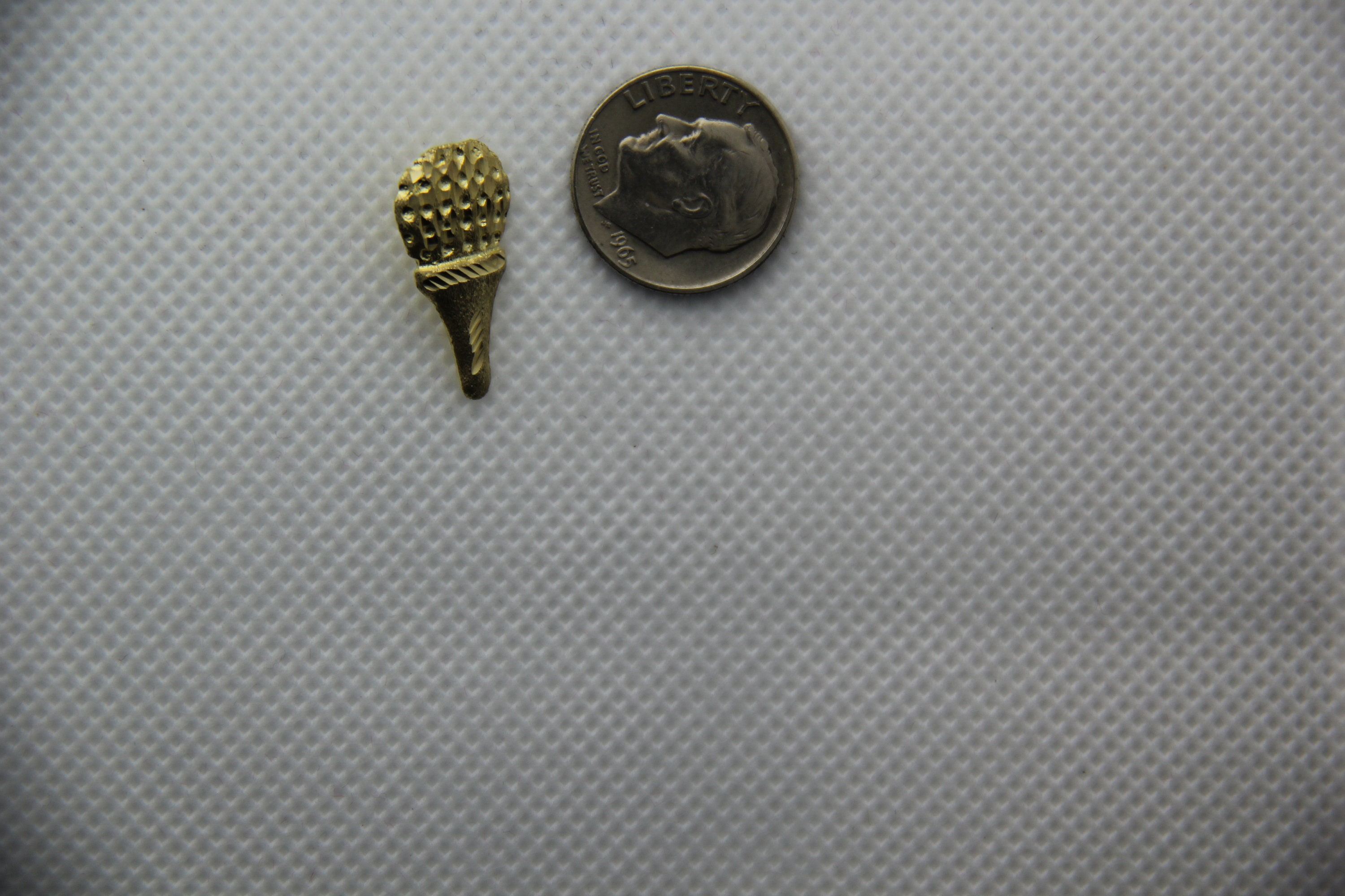 14K Gold Golf Tee and Ball Charm Calling All Golf Lovers Etsy Canada
