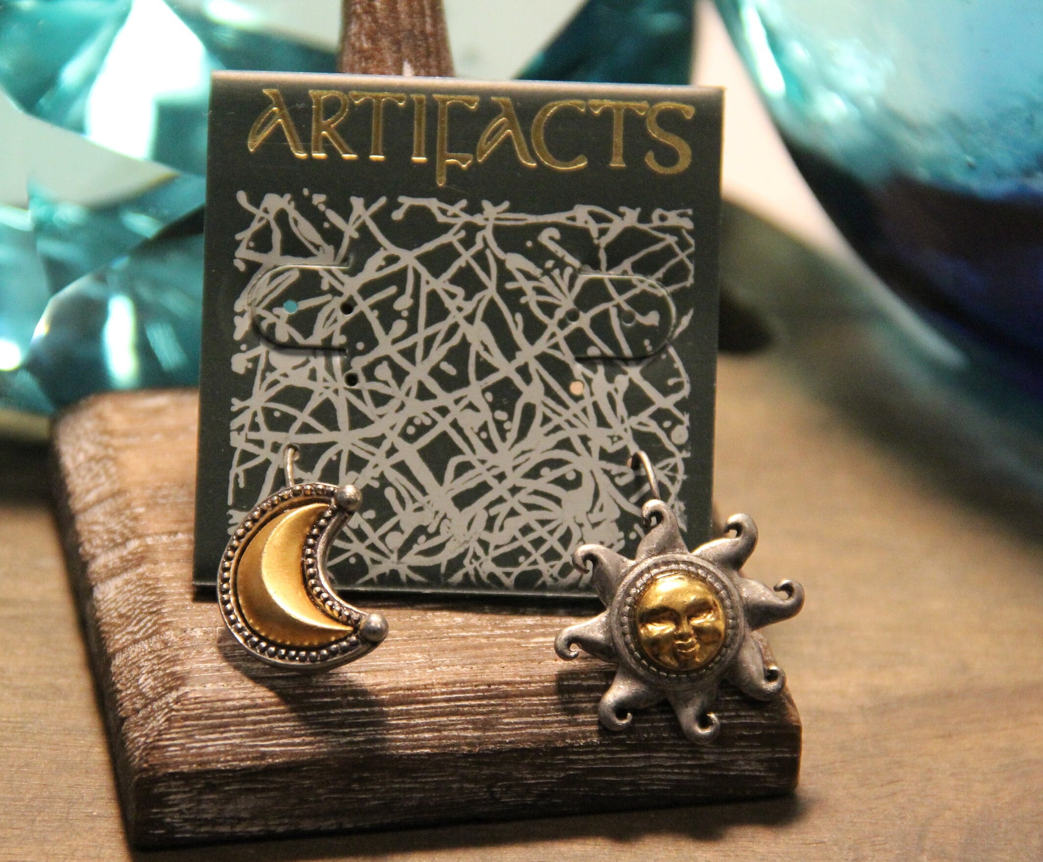 Spilla Vintage Firmata JJ Jonette Con Adorabile Sole, Luna - Foto 3