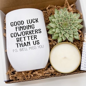 Good Luck Finding Coworker Goodbye Gift, Coworker Leaving Gift, Farewell Gift for Coworker, New Job Gift, Congratulations Gift