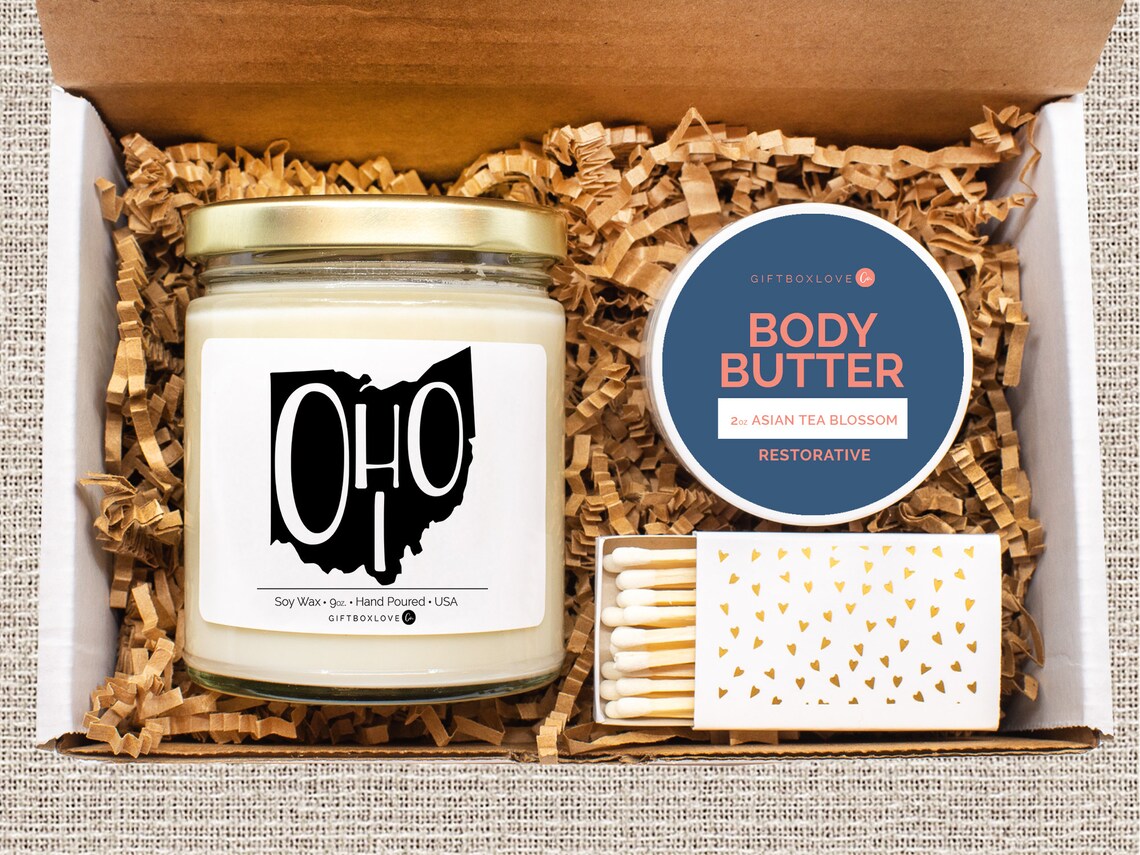 Ohio Scented Candle Homesick Gift Feeling Homesick State Etsy