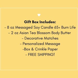 Be Mine Valentine's Gift Box Spa Box for Woman Thinking of you Personalized Gift Candle Care Package Gift for Her image 2