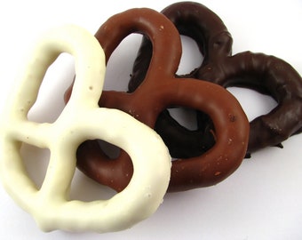 Pretzel Gifts - Chocolate Pretzels, Build a Gift Box, Assorted Chocolate Box, Gift under 10,  Cheer up Gift, Small Gifts, Gift Box Ideas