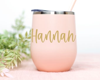 Personalized Wine Tumbler, Bridesmaid Gift, Bridesmaid Proposal, Personalized Wine Glasses, Custom Wine Glasses, Custom Wine Tumbler Copy