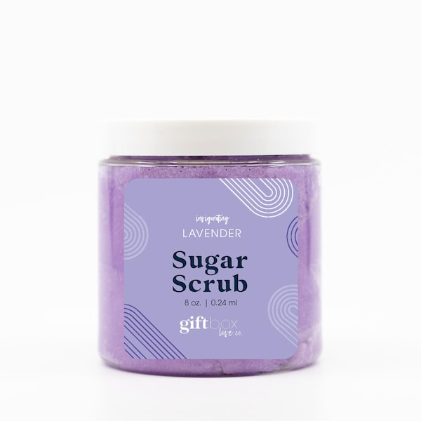 Lavender Sugar Scrub - Body Exfoliator, Sugar Scrub Gift Set, Gift Under 10, Build Your Own Box, Home Spa Kit, DIY Gift Box, Scrub for Women