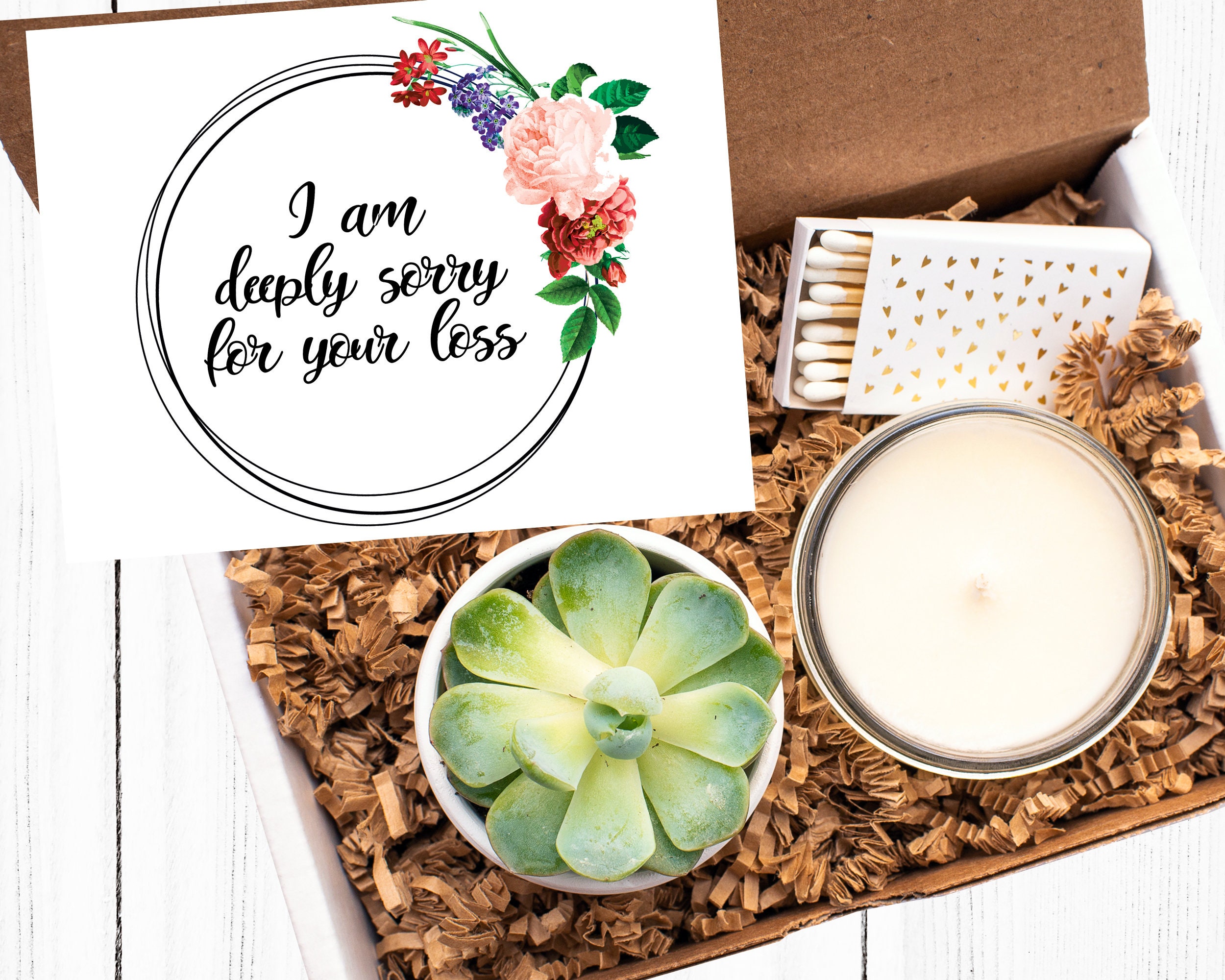 I M Sorry Gift Sorry For Your Loss Sympathy Gift Etsy