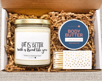 Spa Box for Woman | Thinking of you | Personalized Gift | Candle | Body Butter | Care Package | Gift for Her