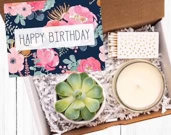 Happy Birthday Gift Box| Happy Birthday Gift| Custom Gift Box| Gift Box| Succulent Gift Box| Succulents| Birthday Gift| Birthday Gift Box