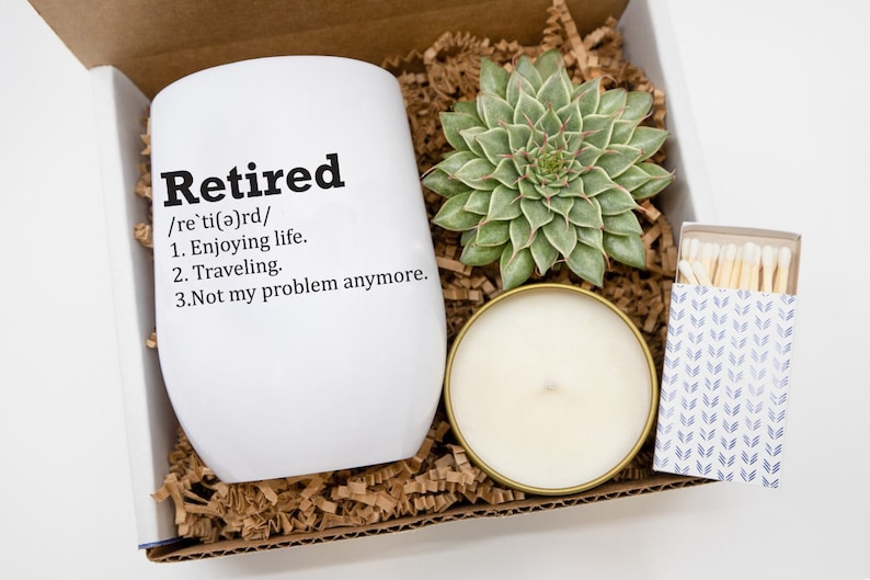 Retirement Gift Box | Succulent Gift Box | Retirement | Retirement Gift | Gift for Retiree | Send a Gift 