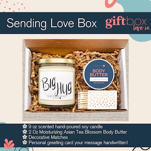 Valentine's Day Spa Gift Box, Valentine's Gift for Her, Custom Gift Box, Gift for Women, Spa Gift Box, Care Package, Friendship Gift Box Sending Love Box