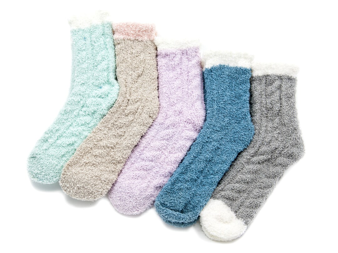 Fuzzy Socks Variety of Colors Build Your Box Add On Add On - Etsy