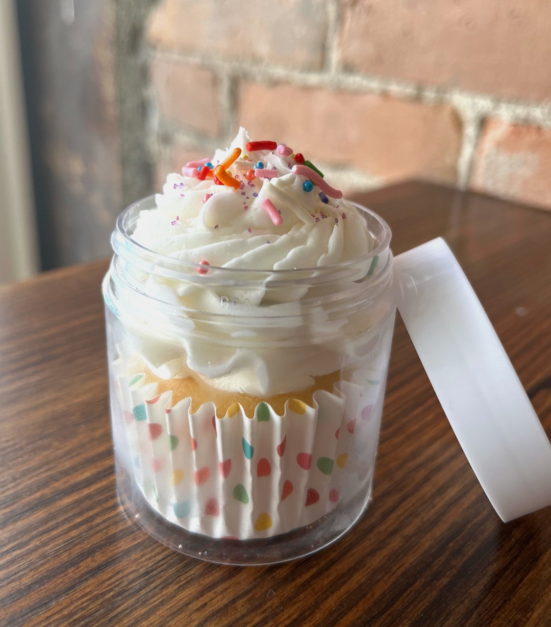 Birthday Cake in a Jar Cupcake Favors Birthday Gifts for Her Happy