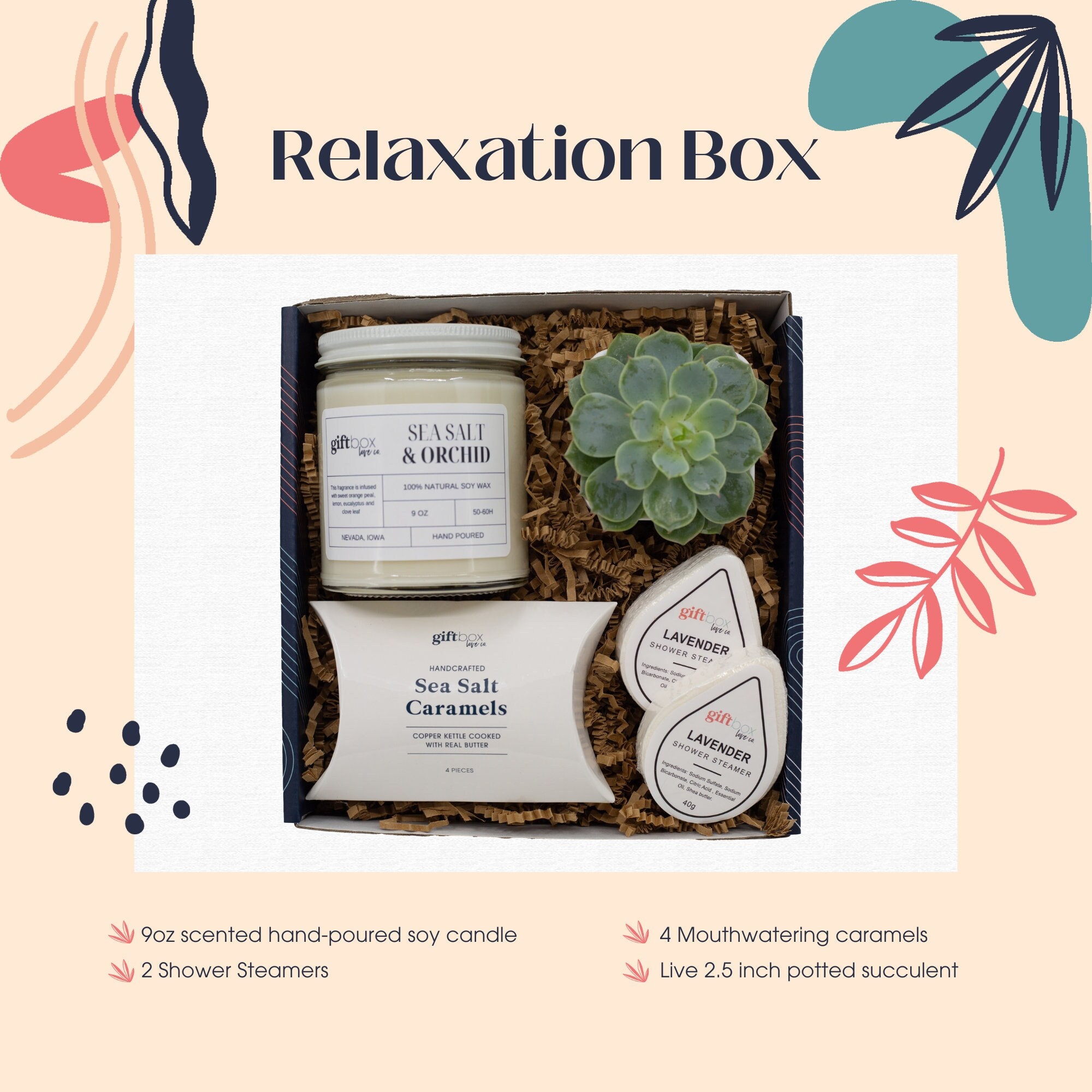 Relaxation Gifts for Women Spa Gift Set for Her Gift Box for Woman