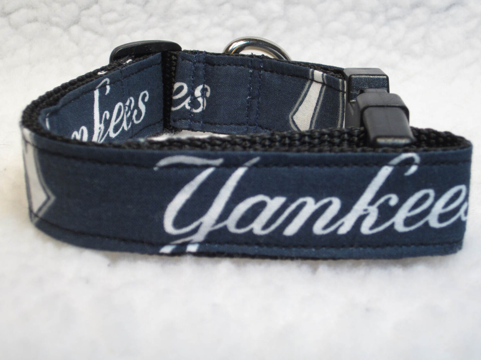 New York Yankees Dog Collar 1 & 1.5 Inches Wide Etsy Polska