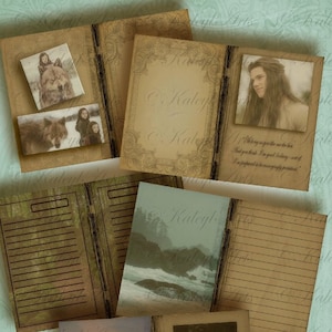 pages de planificateur imprimables, loup, jacob, crépuscule, saga, inspiré, JPG, PDF, collage, B6, vintage, pour toujours, cullen, Bella, Edward, journal