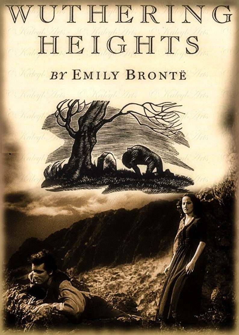 Printable, Atc, Cards, Wuthering Heights, Emily Bronte, Storm Height
