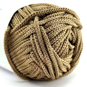 Κhaki color (no.06) BAGS Natur yarn for bags, jewelry and DIY projects, knitting,crocheting, DIY bags, crochet  yarn, knit yarn