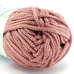 Rosa Polyester Garn, Stricken, Häkeln Tasche Projekt
