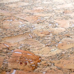 Large piece of Mosaic cork fabric 100 x 70 cm (C2), cork leather, Eco Friendly Craft Materials