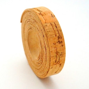 Natural cork strips (C1) 1cm/0.39 inches width in sets of 5 items for DIY projects, jewelry supplies, home decoration supplies,ecological