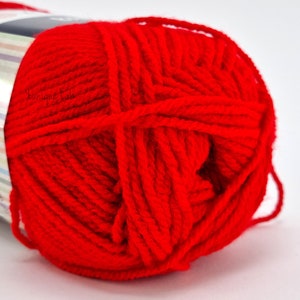 Red Baby Yarn from Yarn Art for baby knitwear and all kinds of clothes and DIY projects