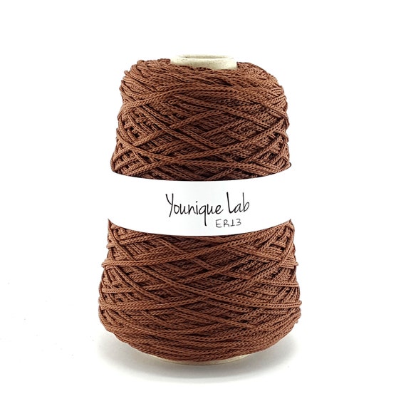 Chocolate Brown Yarn for 2 Mm, Handmade Crochet Bags, DIY Bags