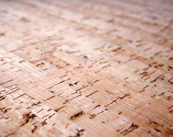 Natural Cork Fabric Pieces, Eco Friendly Craft Material